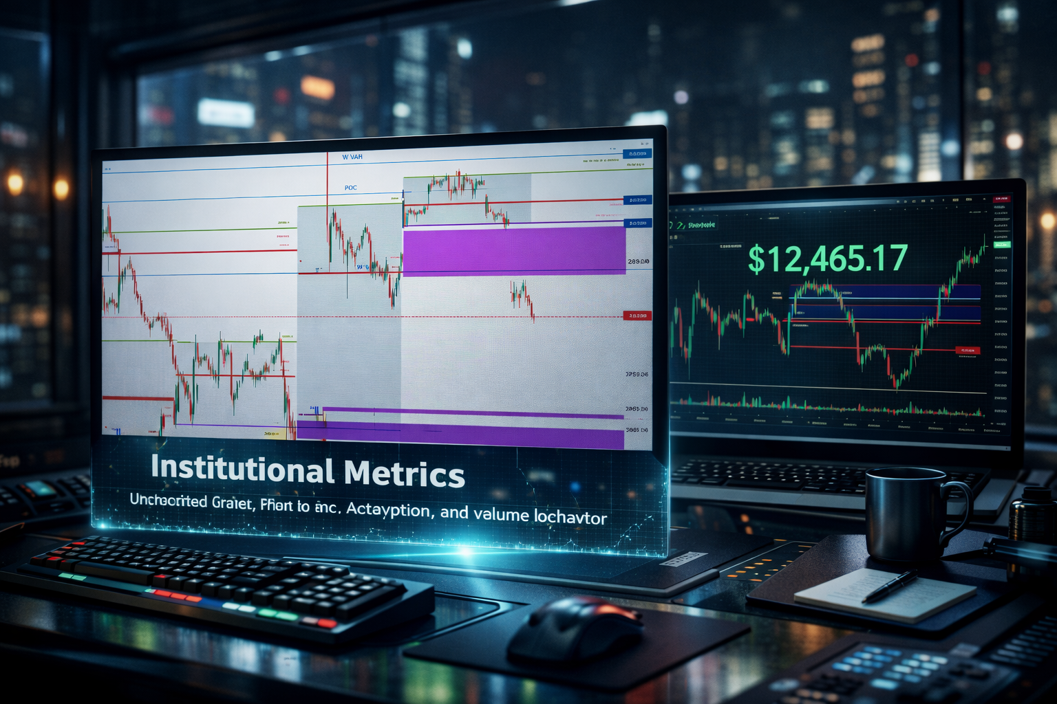 Institutional order flow metrics